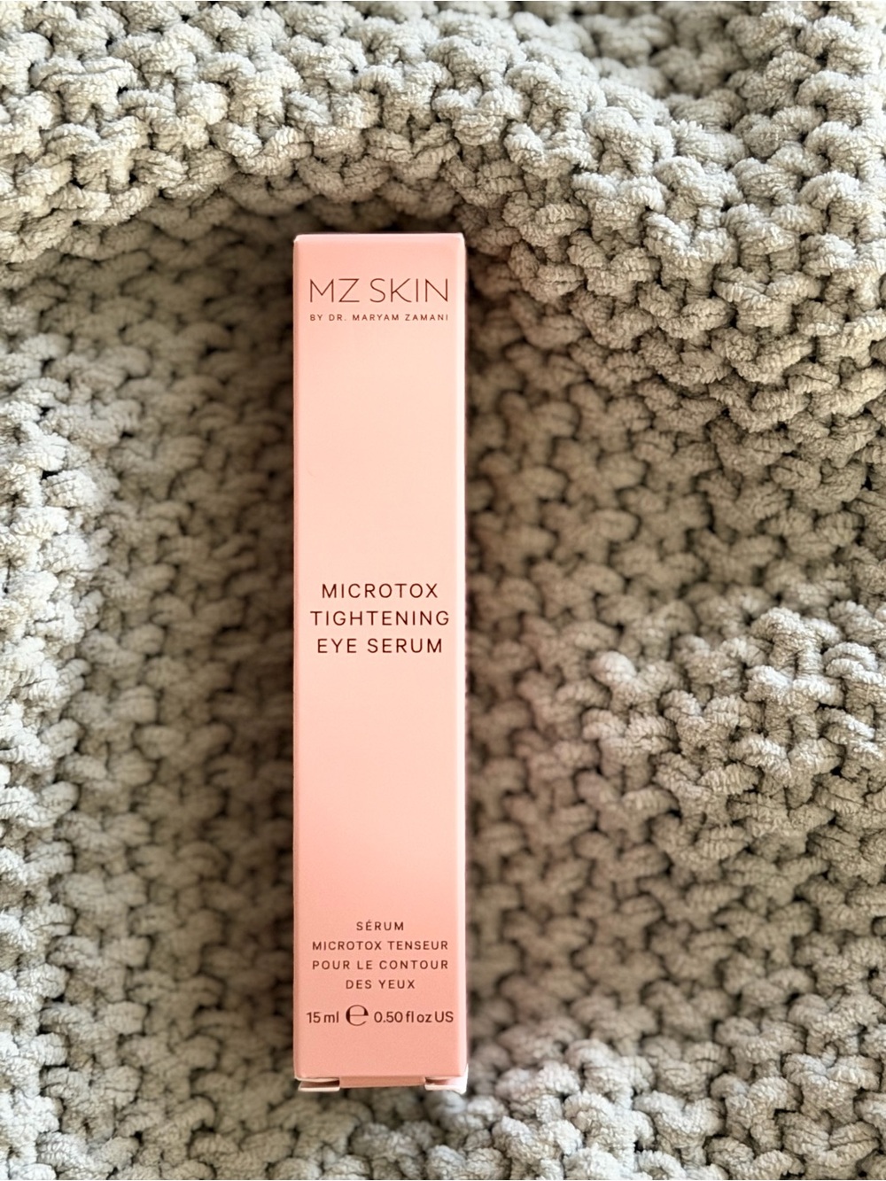 MZ SKIN MicroTox Tightening Eye Serum — Pink